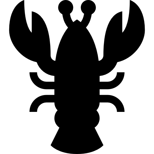 Lobster Basic Straight Filled icon