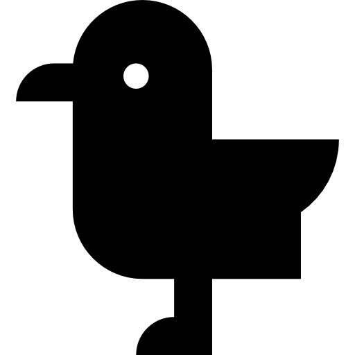 gaviota Basic Straight Filled icono