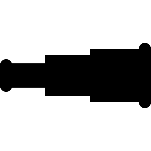teleskop Basic Straight Filled ikona