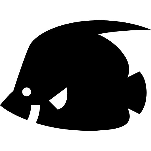 Fish Basic Straight Filled icon
