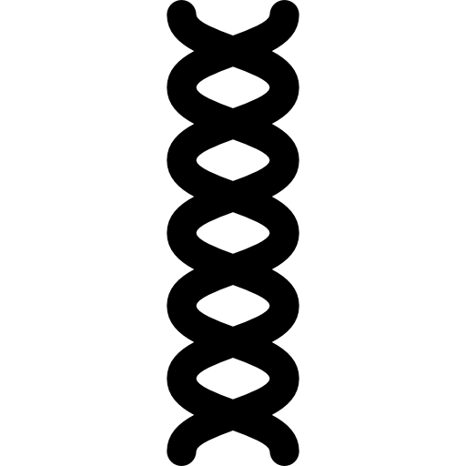dna Curved Lineal Ícone