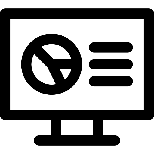 Monitor Curved Lineal icon