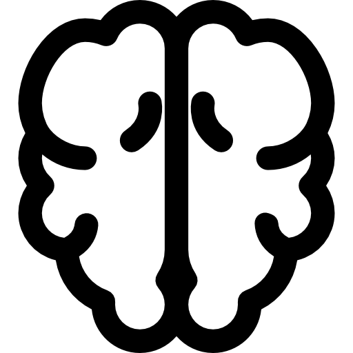 Brain Curved Lineal icon