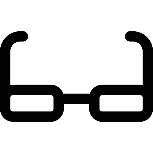 brille Curved Lineal icon