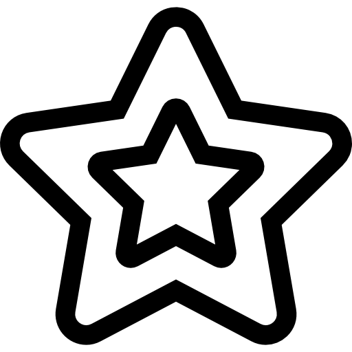 estrella de mar  icono