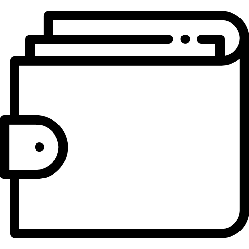 Wallet Detailed Rounded Lineal icon