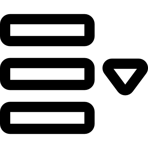 메뉴 Vector Market Bold Rounded icon
