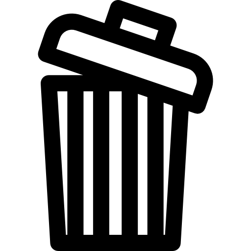 Garbage Vector Market Bold Rounded icon