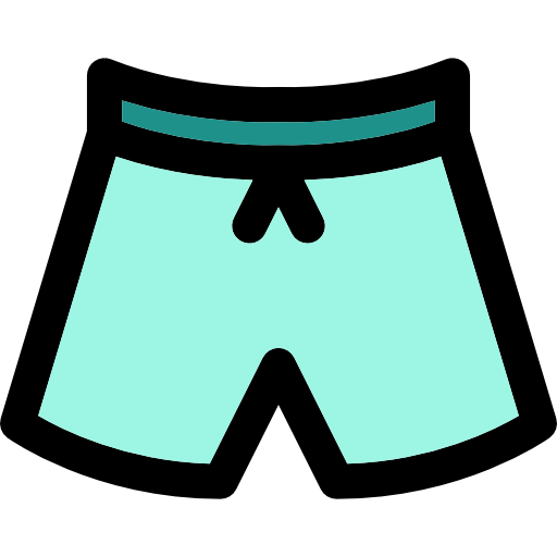 pantaloncini Curved Lineal color icona