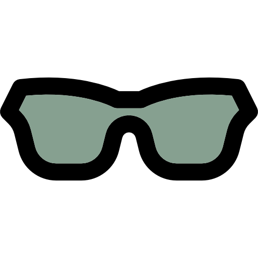 occhiali da sole Curved Lineal color icona