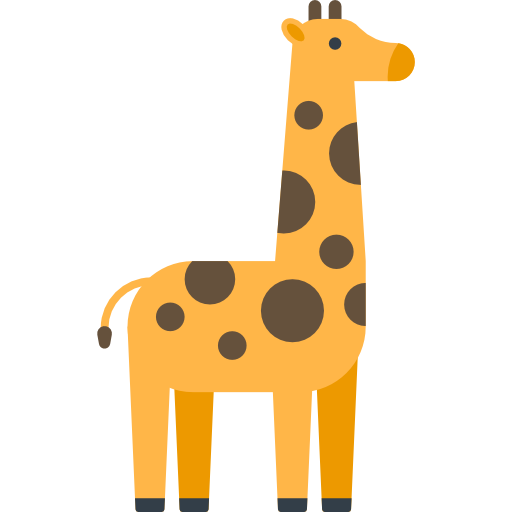 Żyrafa Special Flat ikona