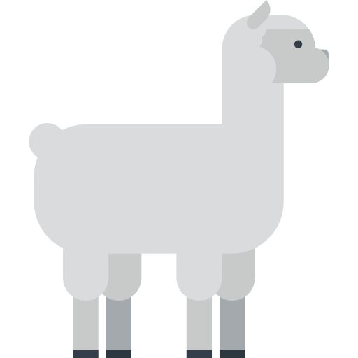 llama Special Flat icono
