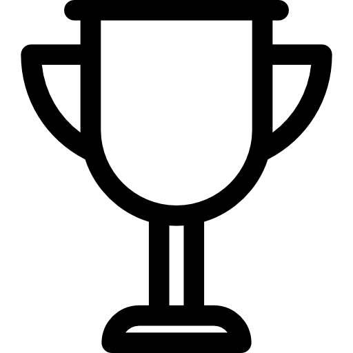 trofeo Basic Rounded Lineal icona