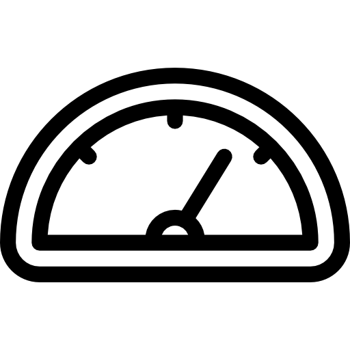 tachometer Basic Rounded Lineal icon
