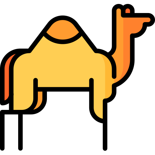 Camello Special Lineal color icono