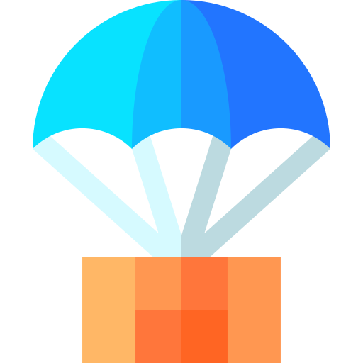 Paracaídas Basic Straight Flat icono