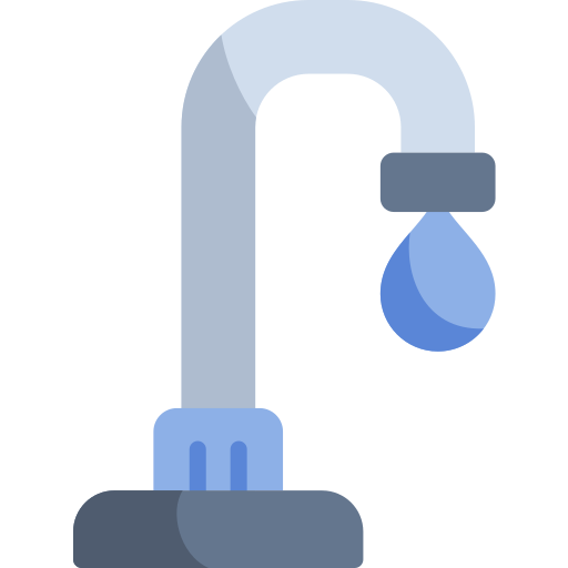 Водопроводный кран Kawaii Flat иконка