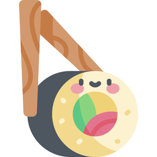 sushi Kawaii Flat ikona