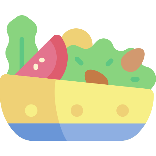 Salad Kawaii Flat icon