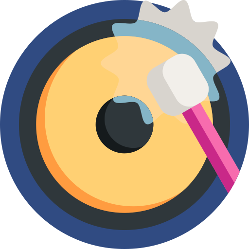 ゴング Detailed Flat Circular Flat icon