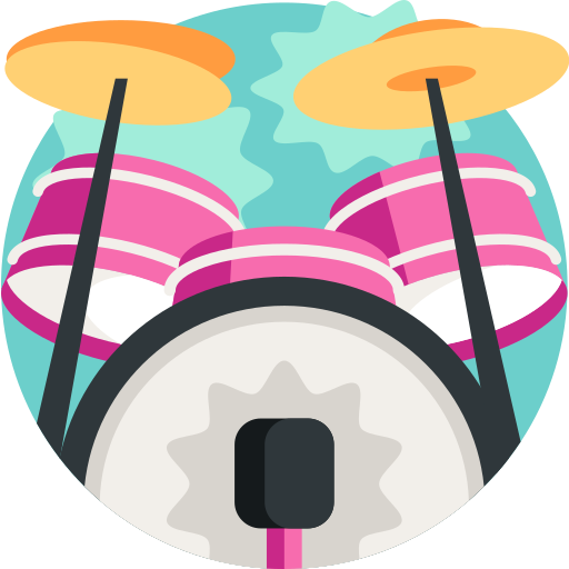 Drums Detailed Flat Circular Flat icon