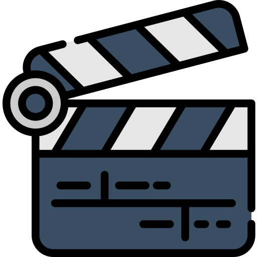 Clapperboard Special Lineal color icon