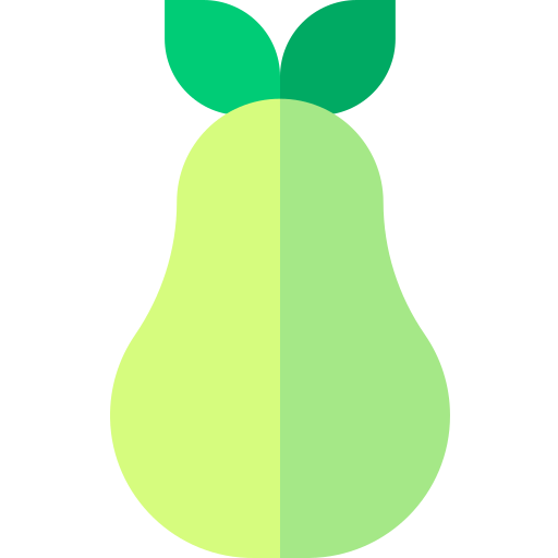 梨 Basic Straight Flat icon