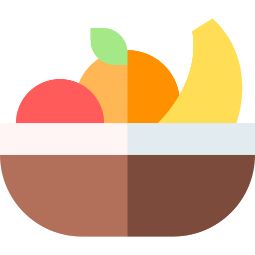 Frutas Basic Straight Flat Ícone