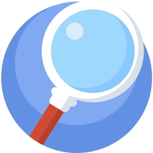 Magnifying glass Detailed Flat Circular Flat icon