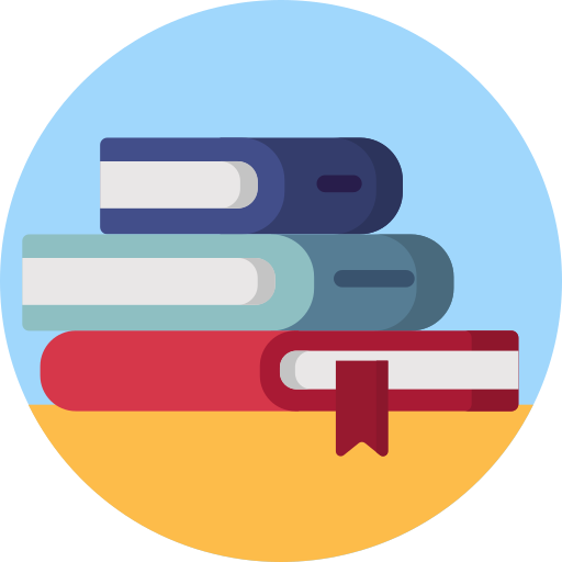 Books Detailed Flat Circular Flat icon