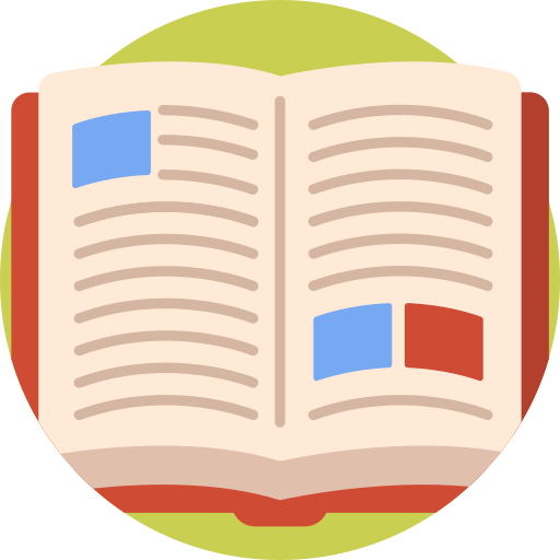 Libro abierto Detailed Flat Circular Flat icono