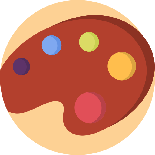 farbpalette Detailed Flat Circular Flat icon