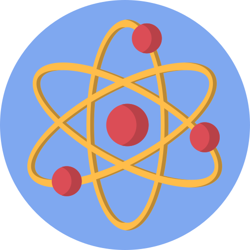 Атомный Detailed Flat Circular Flat иконка
