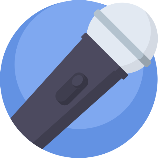 Microphone Detailed Flat Circular Flat icon