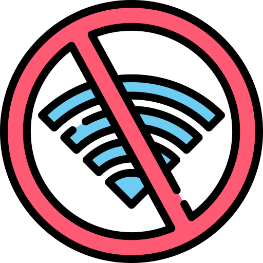 nessuna connessione wi-fi Special Lineal color icona