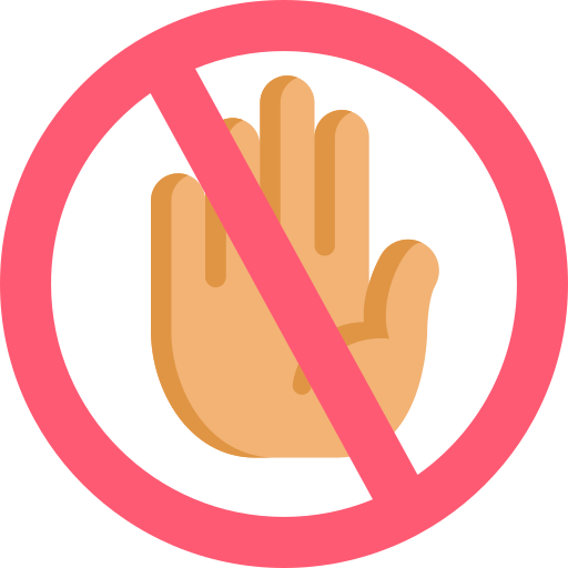 No touch Special Flat icon