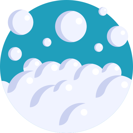 bubbels Detailed Flat Circular Flat icoon