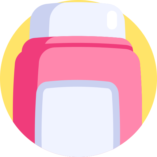 Desodorante Detailed Flat Circular Flat icono