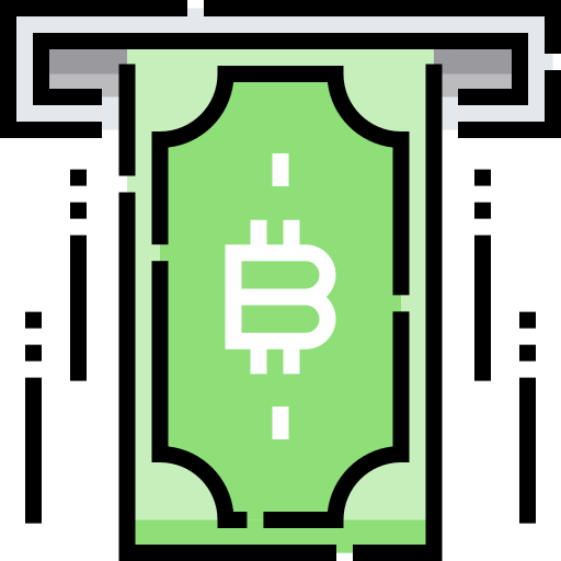 bitcoiny Detailed Straight Lineal color ikona