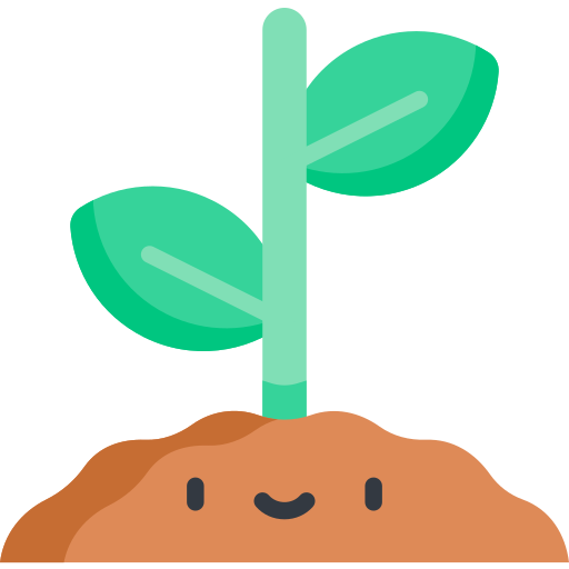 Sprout Kawaii Flat icon