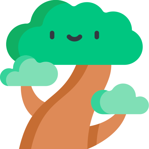 Tree Kawaii Flat icon