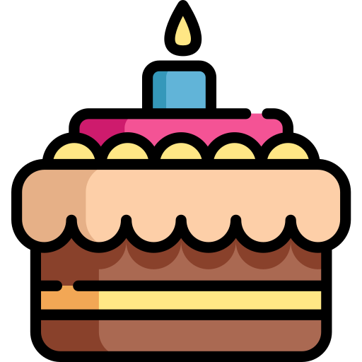 誕生日ケーキ Special Lineal color icon