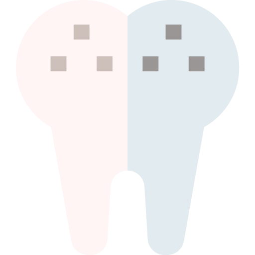 Dirty tooth Basic Straight Flat icon