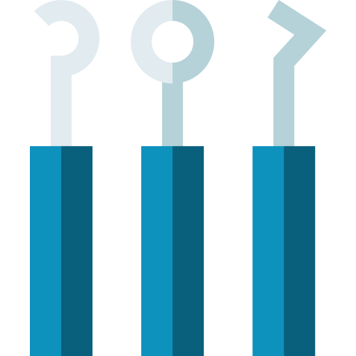 Dentist tools Basic Straight Flat icon