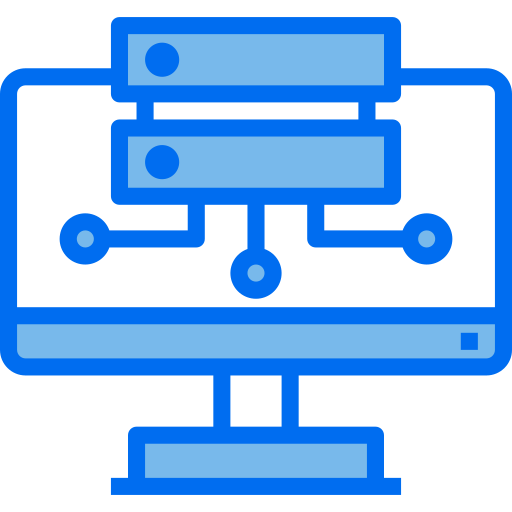 cloud computing Payungkead Blue icon