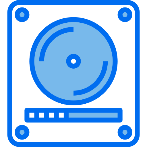 Harddrive Payungkead Blue icon