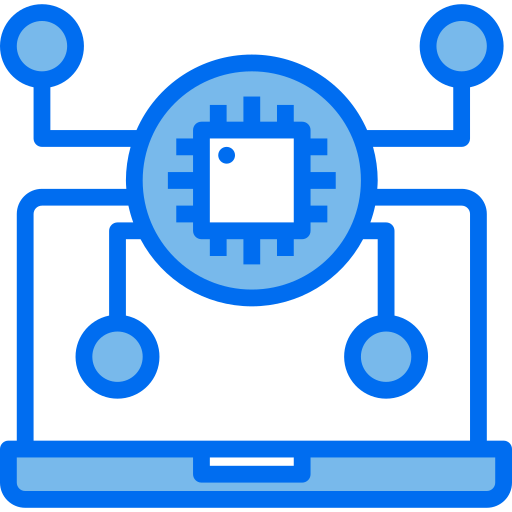Data storage Payungkead Blue icon