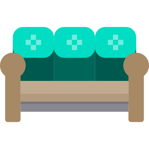 sofa Payungkead Flat ikona