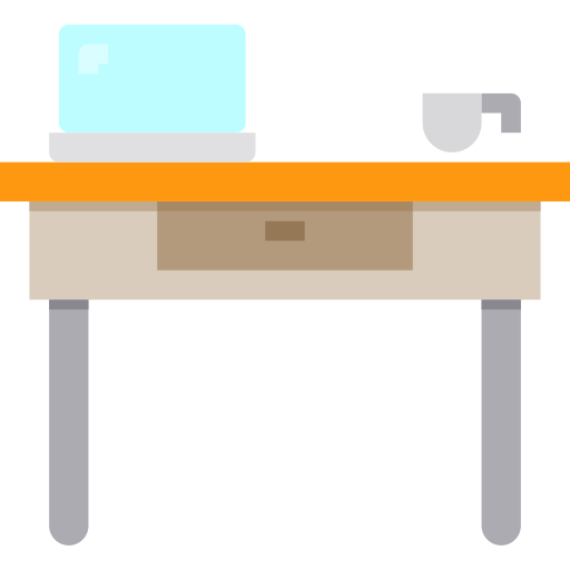 Desk Payungkead Flat icon