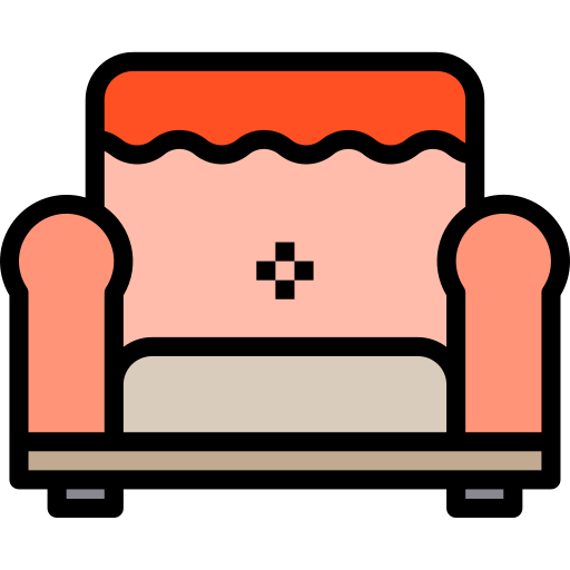 sofa Payungkead Lineal Color ikona